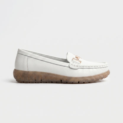 Mocassins en cuir véritable