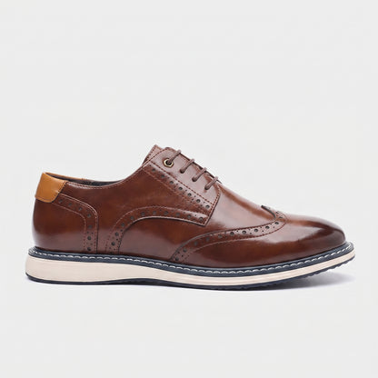 Élégantes chaussures richelieu en cuir premium