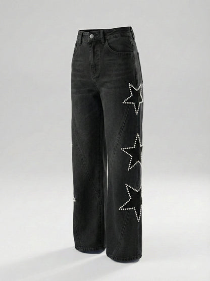 Melisa | Jeans Casual de Estrellas