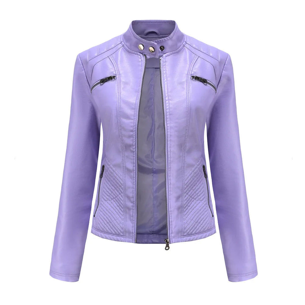 Chaqueta PU Cuero Entallada