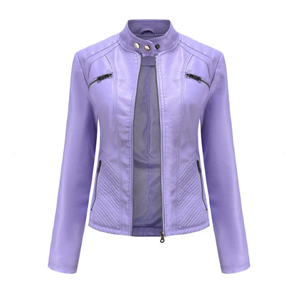 Chaqueta PU Cuero Entallada