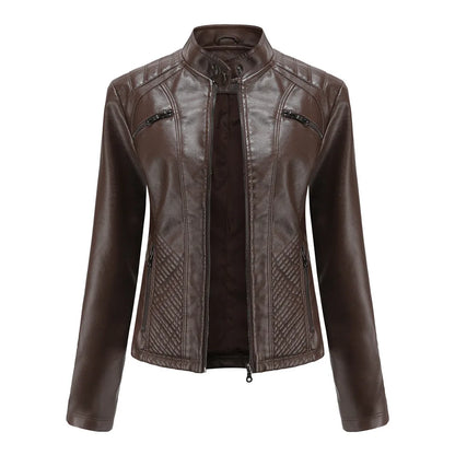 Chaqueta PU Cuero Entallada