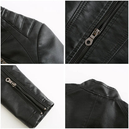 Chaqueta PU Cuero Entallada