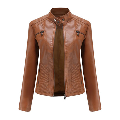 Chaqueta PU Cuero Entallada