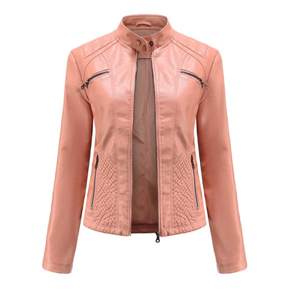 Chaqueta PU Cuero Entallada