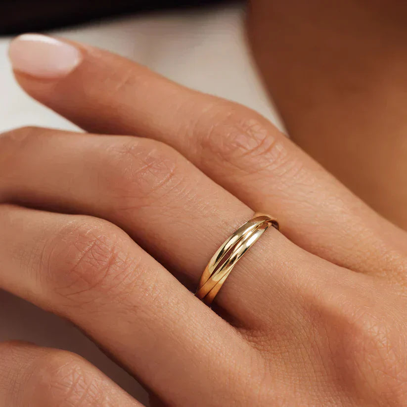 Anillo de oro Léna Trielle