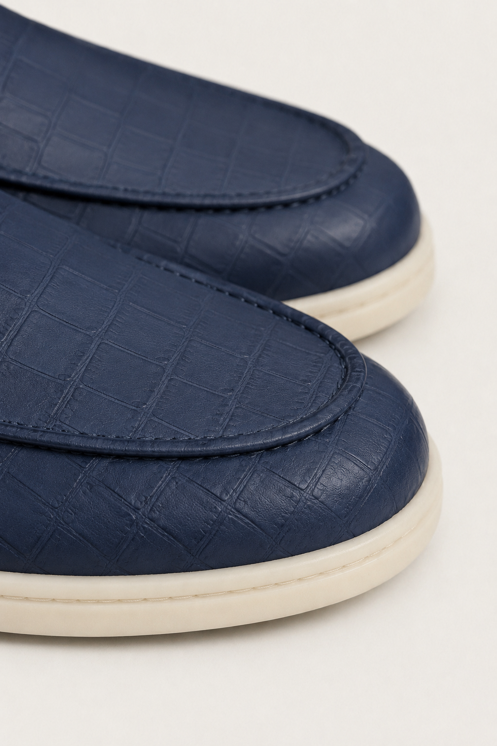 Croco Mule Azul marino