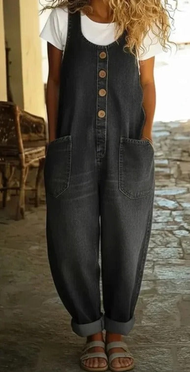 Bethany | Mono de algodón denim lavado vintage