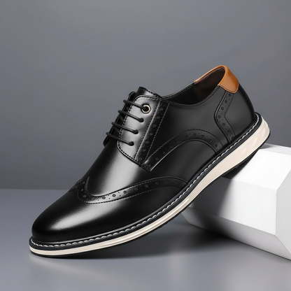 Elegantes Zapatos Oxford Cuero Premium