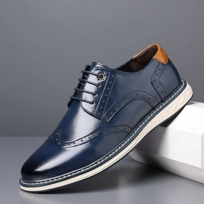 Elegantes Zapatos Oxford Cuero Premium