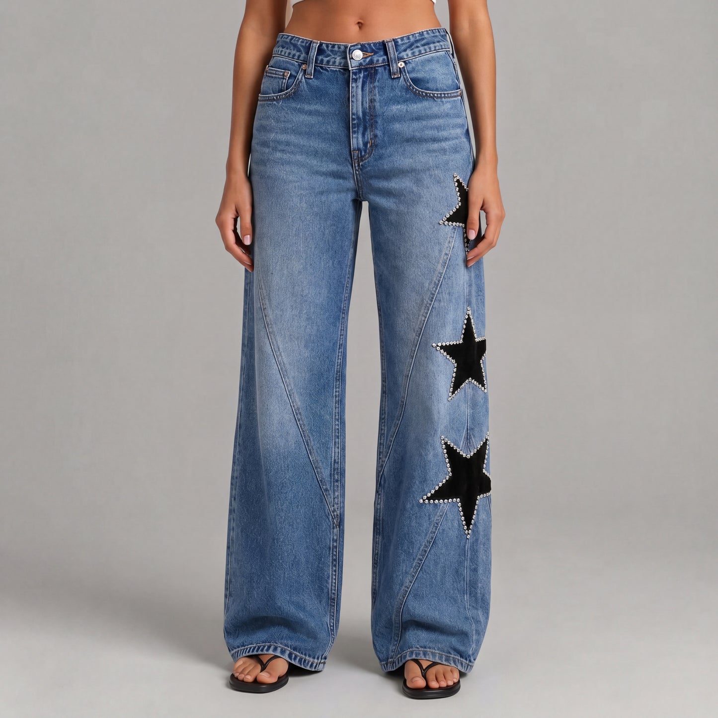 Melisa | Jeans Casual de Estrellas