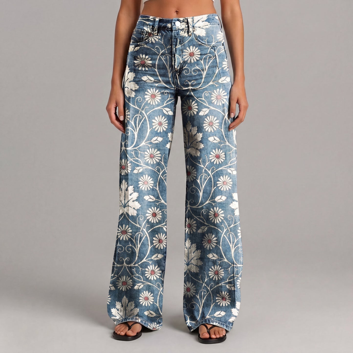 Pantalon bohème bleu