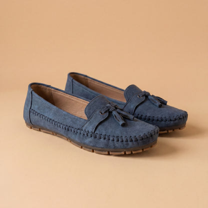Mocassins à Nœud et Semelle Souple