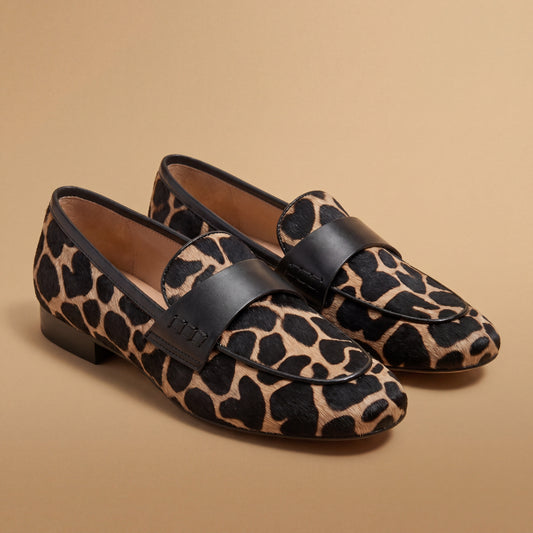 Léonie™ | Mocassin Léopard