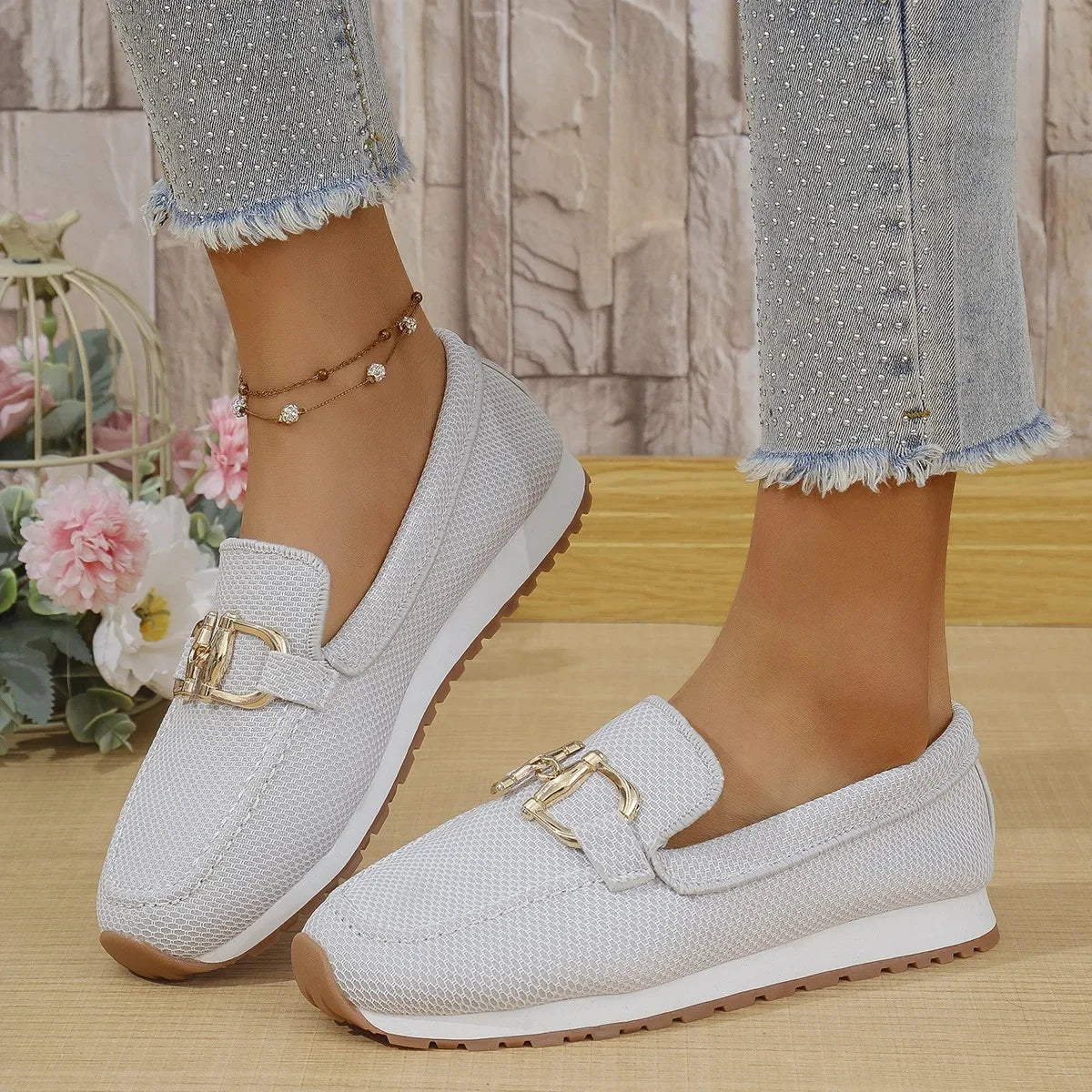 Chiara | Zapatillas Tipo Mocasín