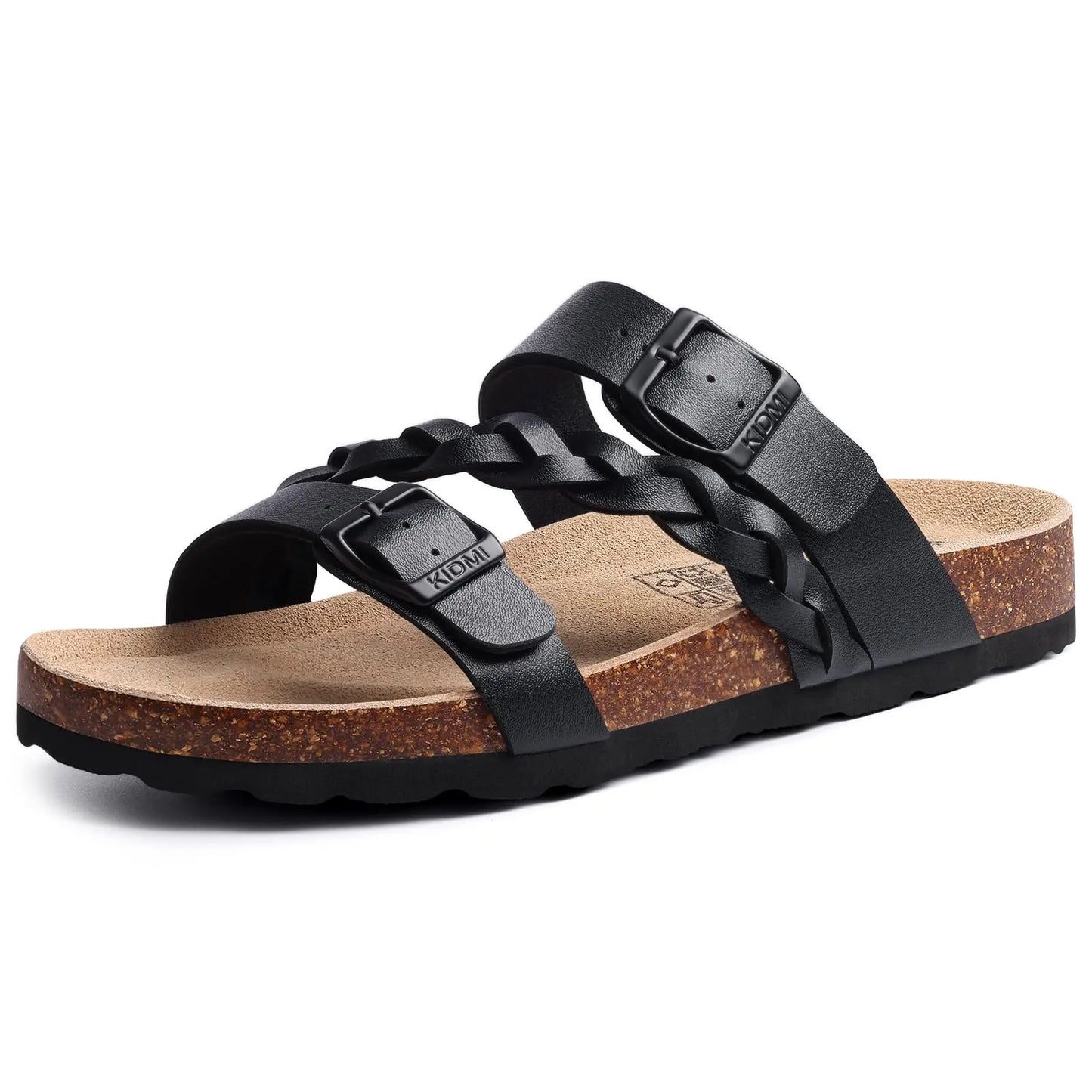 Sandalias de Corcho con Hebilla y Soporte de Arco