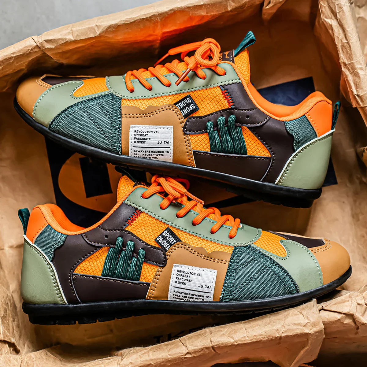 Varel | Zapatillas retro coloridas