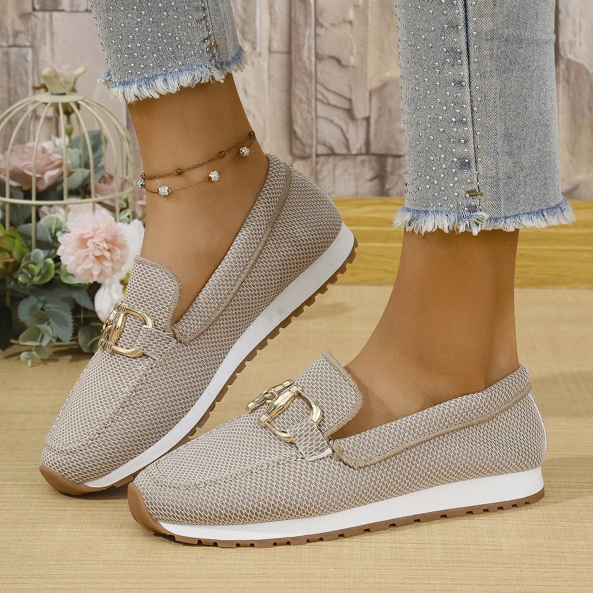 Chiara | Zapatillas Tipo Mocasín