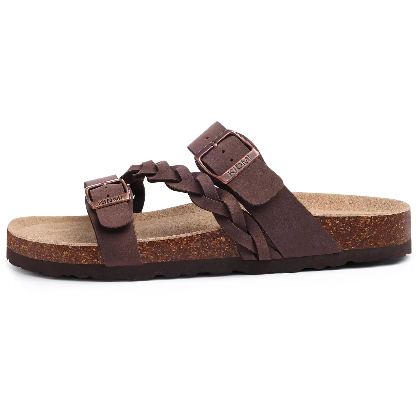 Sandalias de Corcho con Hebilla y Soporte de Arco