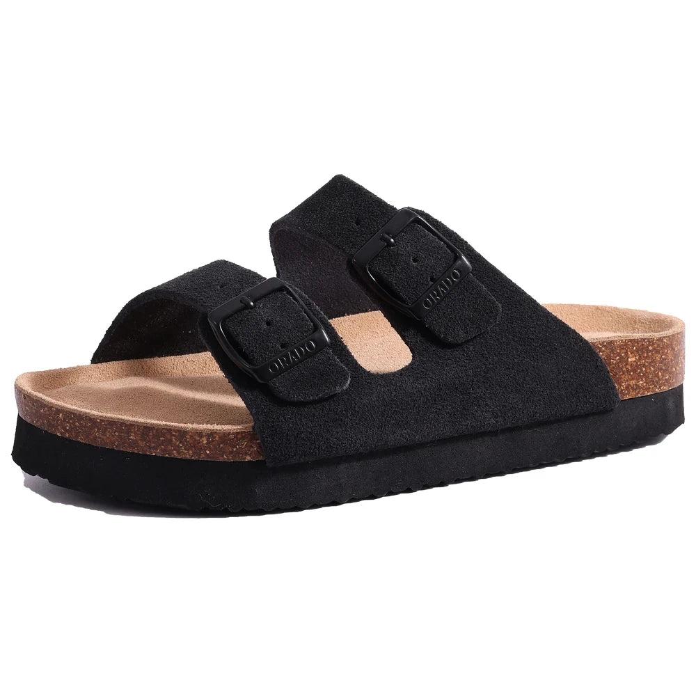Crestar Mules de Gamuza con Soporte de Arco
