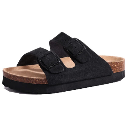 Crestar Mules de Gamuza con Soporte de Arco