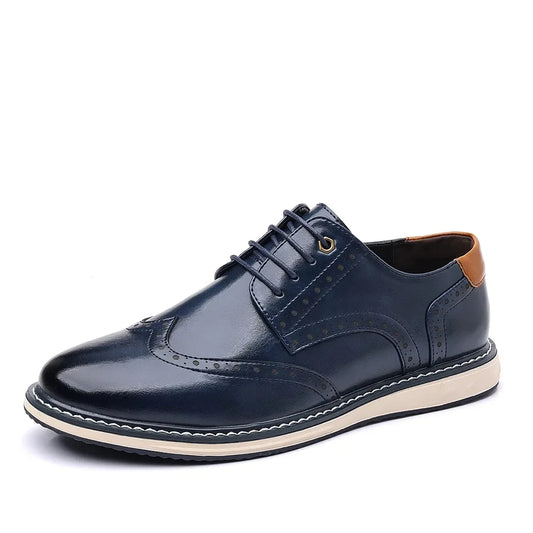 Elegantes Zapatos Oxford Cuero Premium