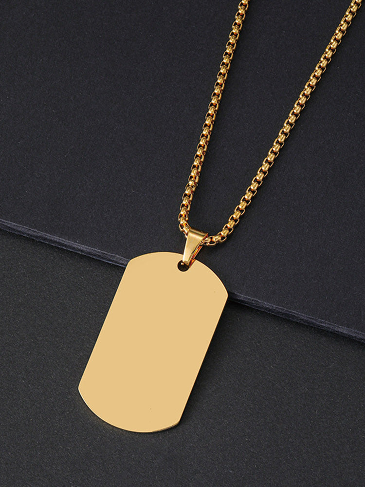 Chaîne avec Pendentif Simple