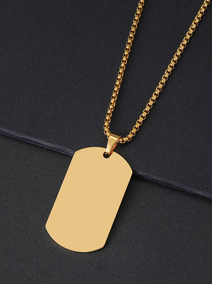 Chaîne avec Pendentif Simple