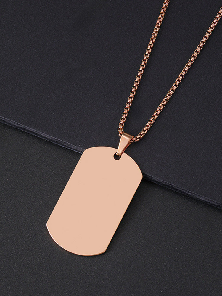 Chaîne avec Pendentif Simple