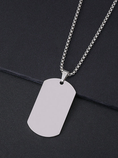 Chaîne avec Pendentif Simple