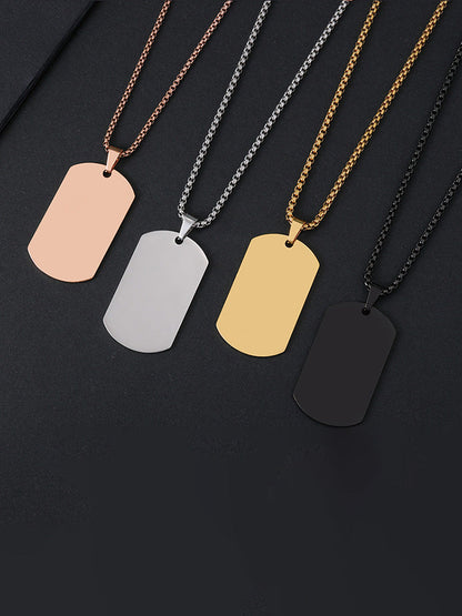 Chaîne avec Pendentif Simple