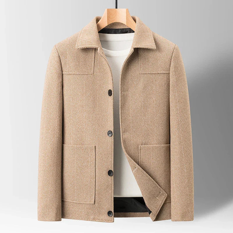 Chaqueta Elegante de Lana Premium