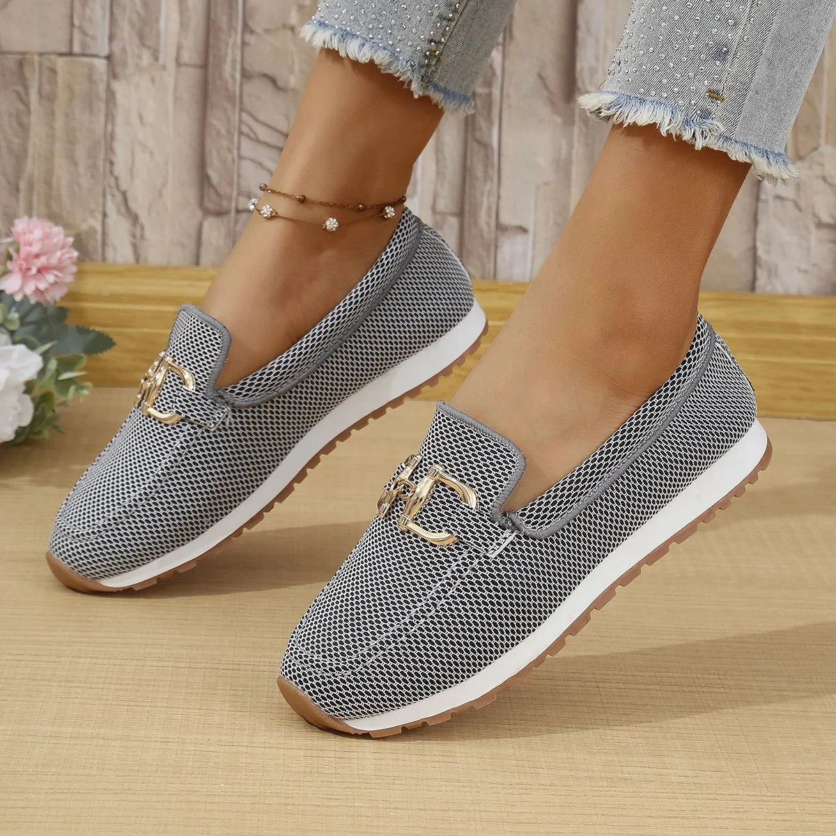 Chiara | Zapatillas Tipo Mocasín