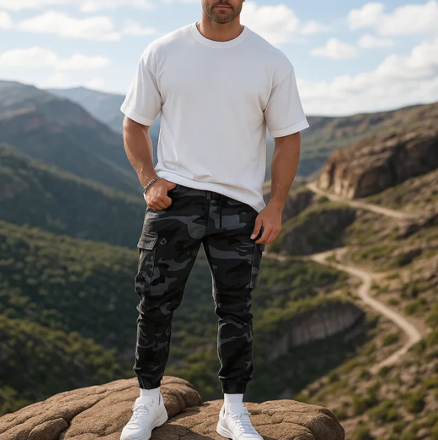 Pantalones Utilitarios Multibolsillos Resistentes