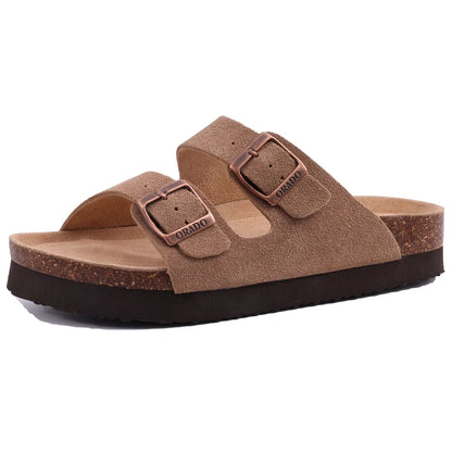 Crestar Mules de Gamuza con Soporte de Arco