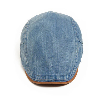 Bloom™ | Gorra plana de denim premium – Estilo atemporal y comodidad diaria