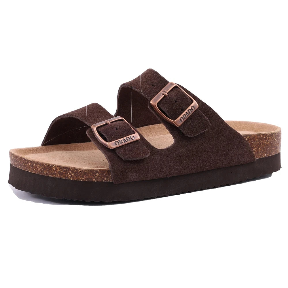 Crestar Mules de Gamuza con Soporte de Arco