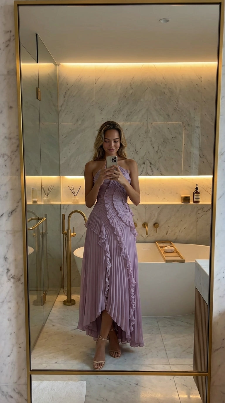 Vestido Maxi Lavanda