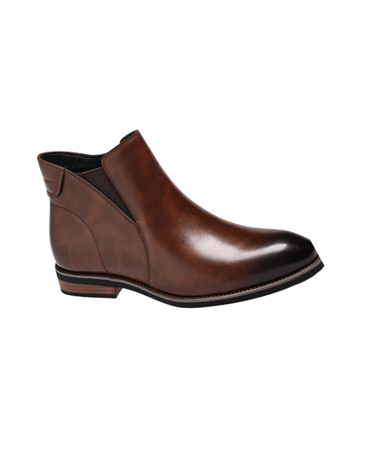 Elegantes Botas Chelsea de Cuero Premium para Hombre