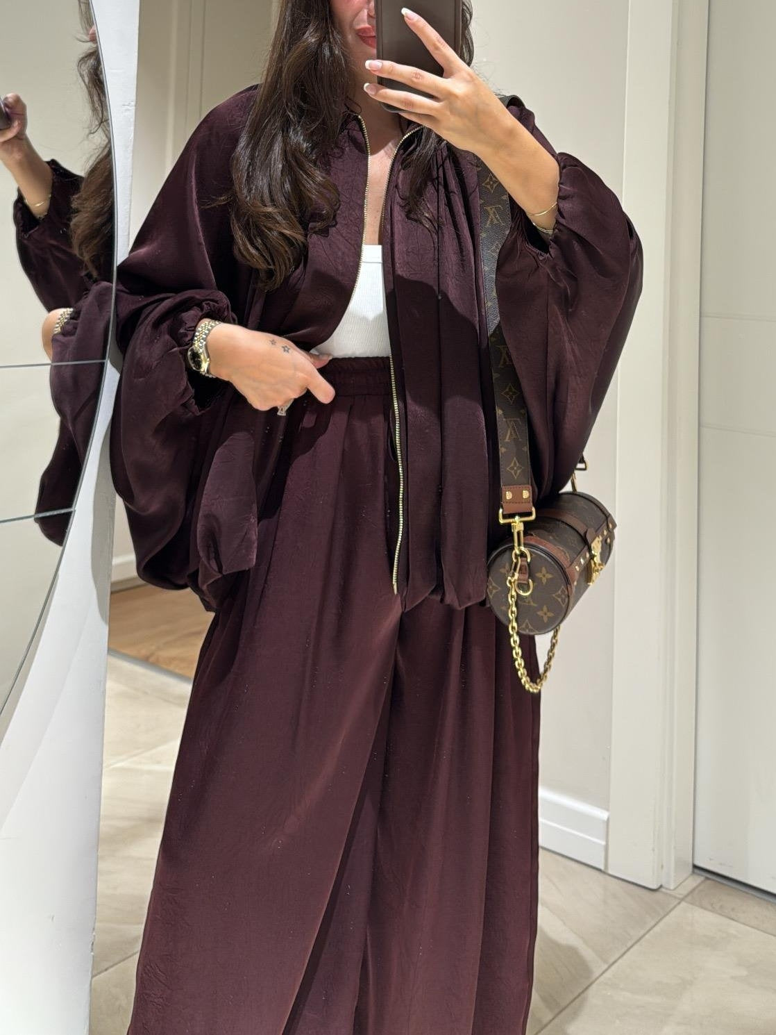 Pantalones Fluidos Anchos