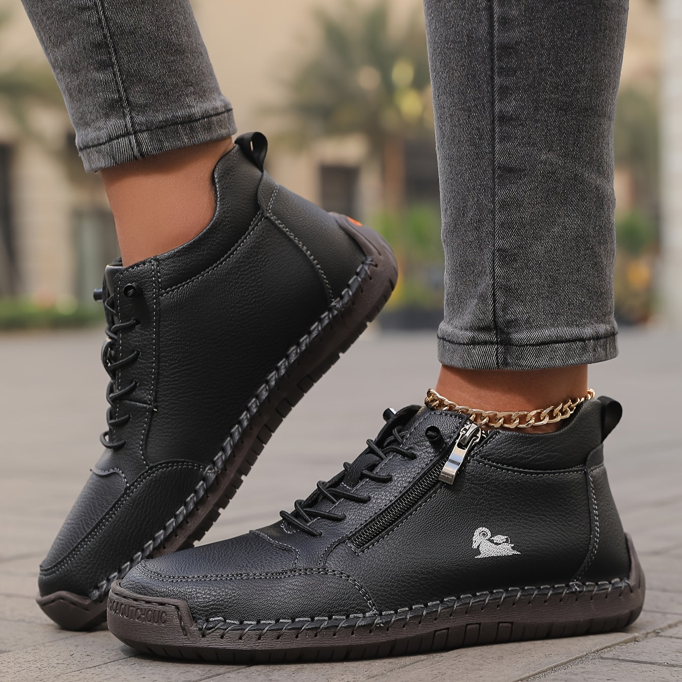 Flora | Zapatos Ortopédicos con Cremallera