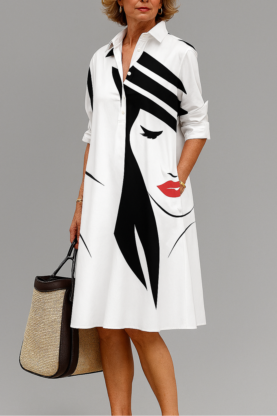 Yvette | Vestido midi cómodo