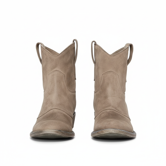 Botines beige vintage