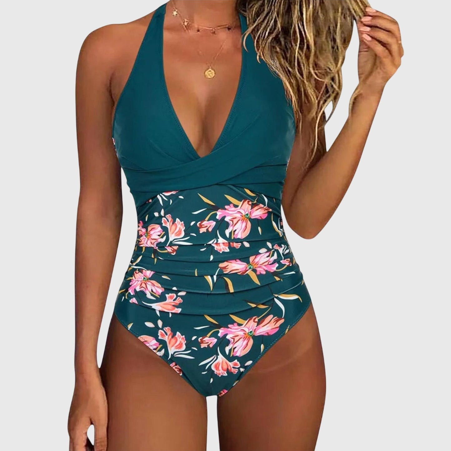 Florence - Traje de baño elegante para mujeres con escote en V