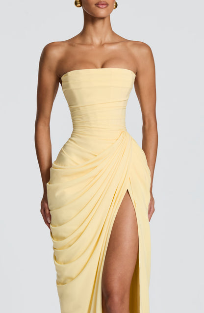 Vestido Maxi Cyra - Limón