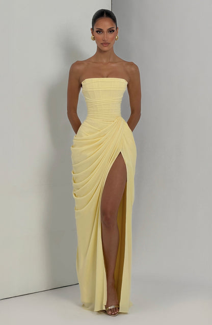 Vestido Maxi Cyra - Limón
