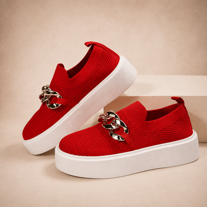 María - Zapatos Cadena Metálica