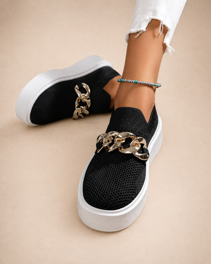 María - Zapatos Cadena Metálica