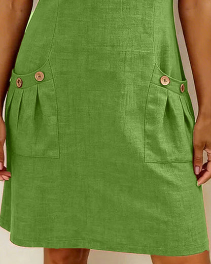 Van Elst Mode® | Vestido de algodón con cremallera