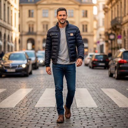 Chaqueta acolchada urbana – Estilo elegante